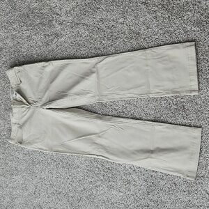 Tommy hilfiger khaki bootcut trouser pants